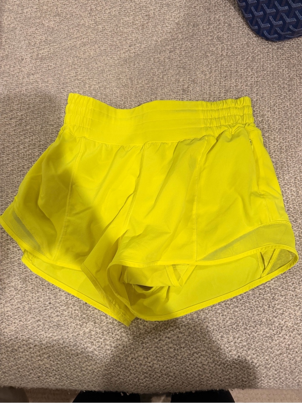lululemon athletica Neon Yellow Athletic Shorts